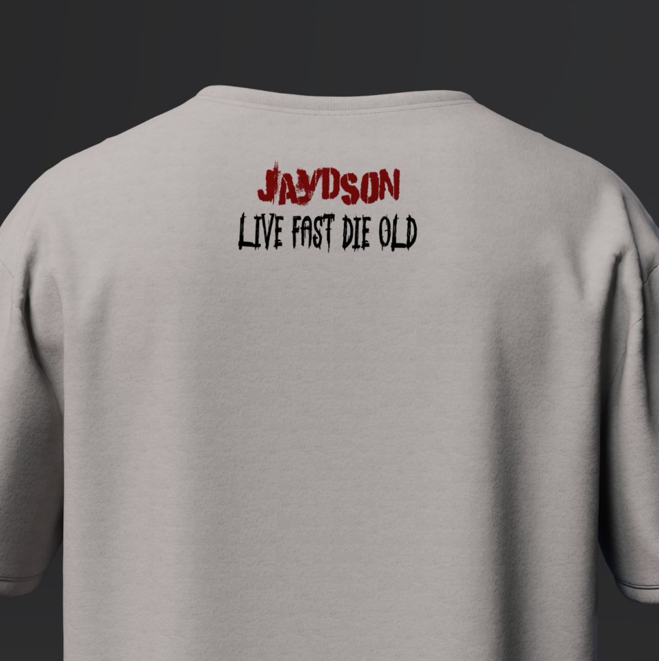 Camiseta Live Fast Die Old Capa Branca